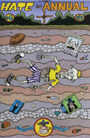 Hate Annual 6 published by Fantagraphics with cover art by Peter Bagge