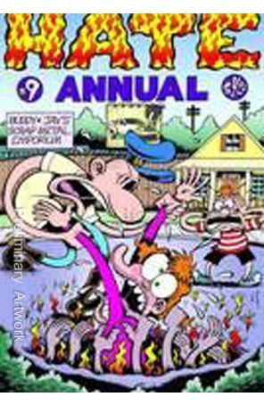 Hate Annual 9 published by Fantagraphics with cover art by Pete Bagge