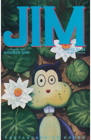 Jim (Vol. 2) 1 published by Fantagraphics with cover art by Jim Woodring