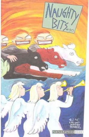 Naughty Bits 30 published by Fantagraphics with cover art by Roberta Gregory