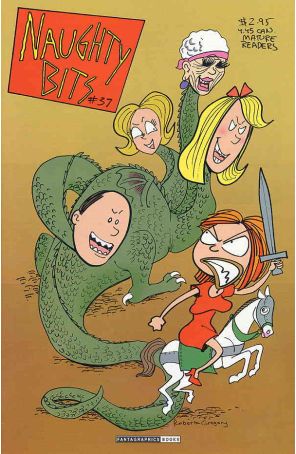 Naughty Bits 37 published by Fantagraphics with cover art by Roberta Gregory
