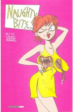 Naughty Bits 39 published by Fantagraphics with cover art by Roberta Gregory