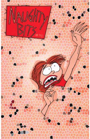 Naughty Bits 40 published by Fantagraphics with cover art by Roberta Gregory