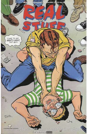 Real Stuff 17 published by Fantagraphics with cover art by Dennis Eichhorn