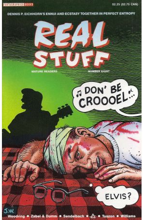 Real Stuff 8 published by Fantagraphics with cover art by Jim Woodring