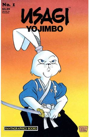 Usagi Yojimbo (Vol. 1) 1 published by Fantagraphics with cover art by Stan Sakai
