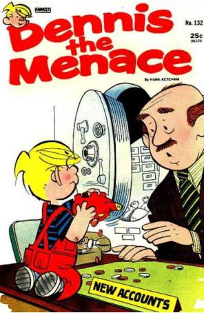 Dennis the Menace (Fawcett) 132 published by Fawcett