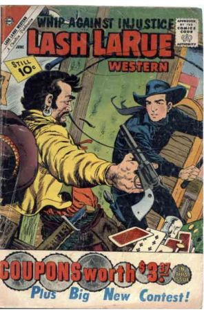 Lash LaRue Western (Fawcett) 84 published by Charlton