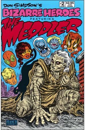 Bizarre Heroes (Don Simpson's) 2 published by Fiasco with cover art by Don Simpson