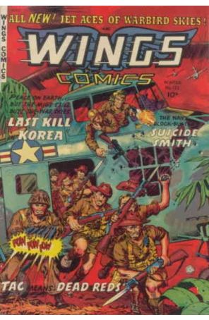 Wings Comics 122 published by Fiction House