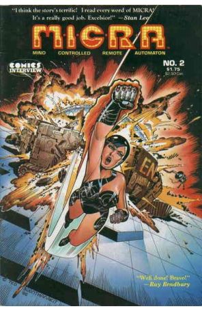 Micra: Mind Controlled Remote Automaton 2 published by Comics Interview with cover art by Ted Boonthanakit