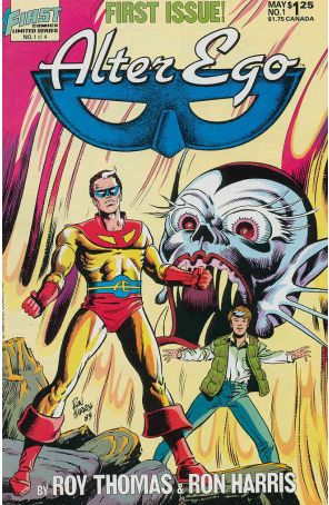 Alter Ego 1 published by First with cover art by Ron Harris