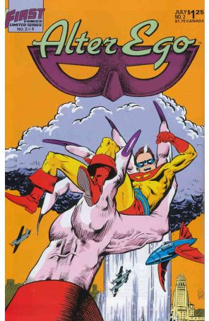 Alter Ego 2 published by First with cover art by Ron Harris