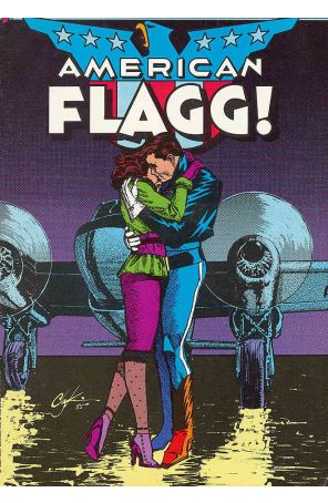 American Flagg 26 published by First with cover art by Howard Chaykin