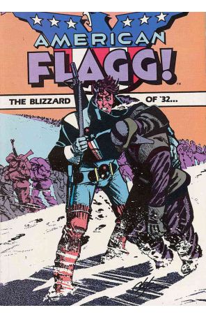 American Flagg 7 published by First with cover art by Howard Chaykin