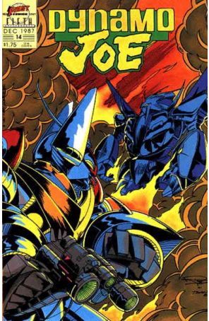 Dynamo Joe 14 published by First with cover art by Doug Rice