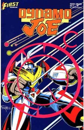 Dynamo Joe 5 published by First with cover art by Doug Rice