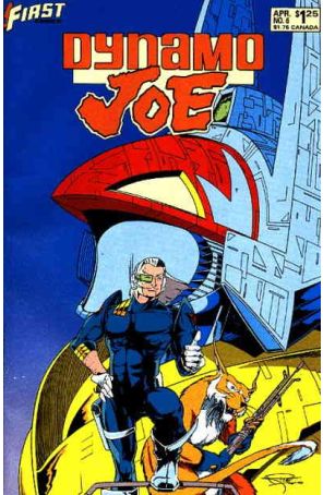 Dynamo Joe 6 published by First with cover art by Doug Rice