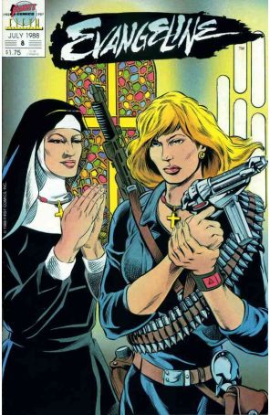 Evangeline (Vol. 2) 8 published by First with cover art by Ricardo Villagran