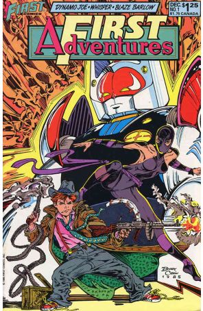 First Adventures 1 published by First with cover art by Barry Crain