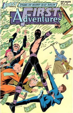 First Adventures 4 published by First with cover art by Richard Larson