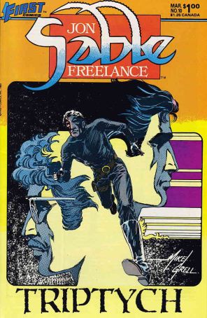 Jon Sable, Freelance 10 published by First with cover art by Mike Grell