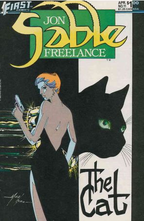 Jon Sable, Freelance 11 published by First with cover art by Mike Grell