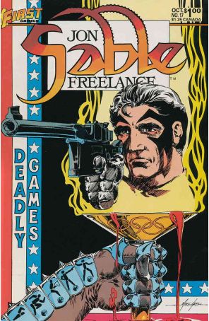 Jon Sable, Freelance 17 published by First with cover art by Mike Grell