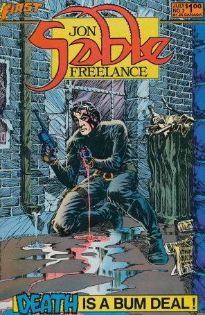 Jon Sable, Freelance 2 published by First with cover art by Mike Grell
