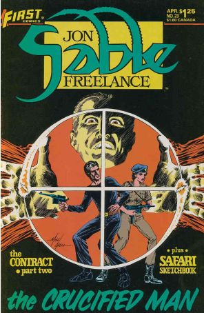 Jon Sable, Freelance 23 published by First with cover art by Mike Grell