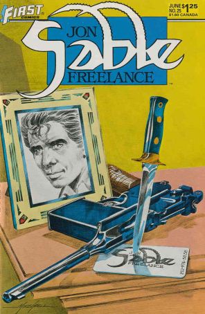 Jon Sable, Freelance 25 published by First with cover art by Mike Grell