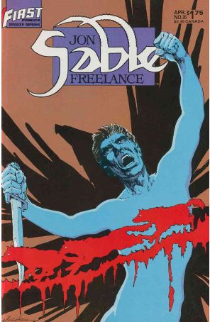 Jon Sable, Freelance 35 published by First with cover art by Mike Grell