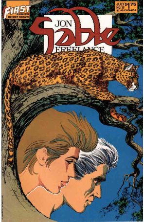 Jon Sable, Freelance 38 published by First with cover art by Mike Grell