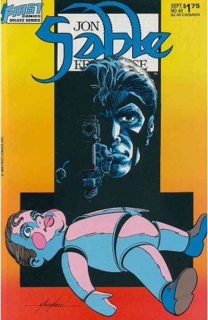 Jon Sable, Freelance 40 published by First with cover art by Mike Grell