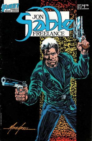 Jon Sable, Freelance 41 published by First with cover art by Mike Grell