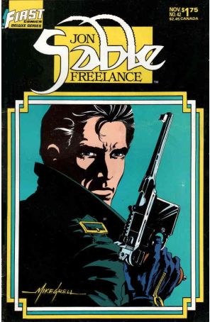 Jon Sable, Freelance 42 published by First with cover art by Mike Grell