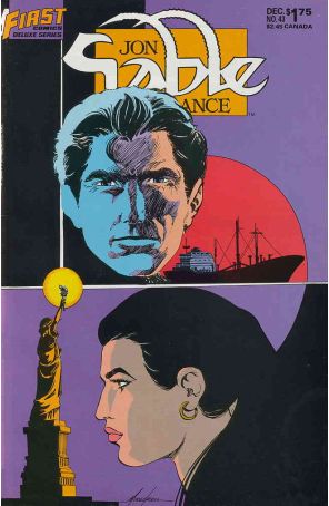 Jon Sable, Freelance 43 published by First with cover art by Mike Grell