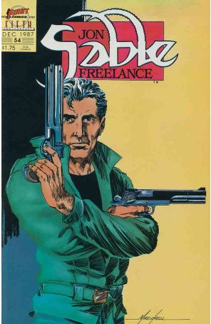 Jon Sable, Freelance 54 published by First with cover art by Mike Grell