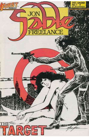 Jon Sable, Freelance 7 published by First with cover art by Mike Grell