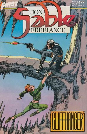 Jon Sable, Freelance 9 published by First with cover art by Mike Grell