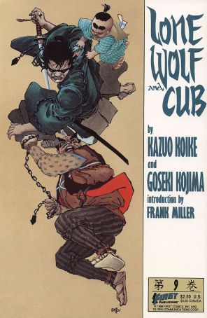 Lone Wolf and Cub 9 published by First with cover art by Frank Miller