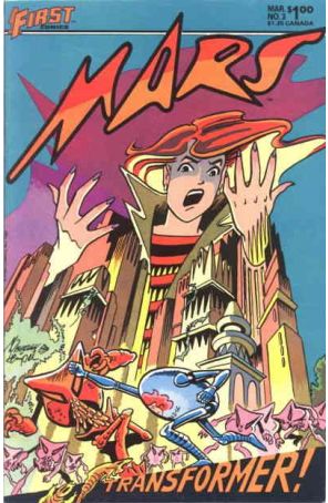 Mars (First) 3 published by First with cover art by Mark Wheatley and Marc Hempel
