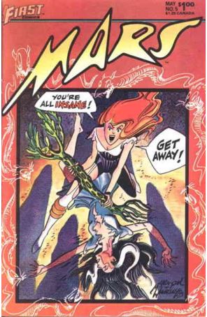Mars (First) 5 published by First with cover art by Mark Wheatley and Marc Hempel