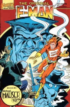 Original E-Man 2 published by First with cover art by Joe Staton