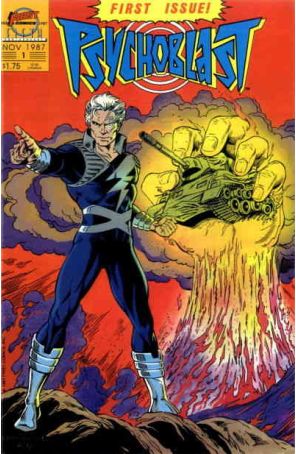 Psychoblast 1 published by First with cover art by Robb Phipps