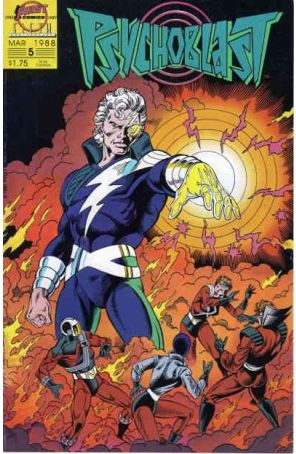Psychoblast 5 published by First with cover art by Robb Phipps