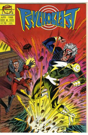Psychoblast 6 published by First with cover art by Robb Phipps