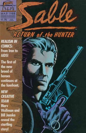 Sable 1 published by First with cover art by Bill Jaaska