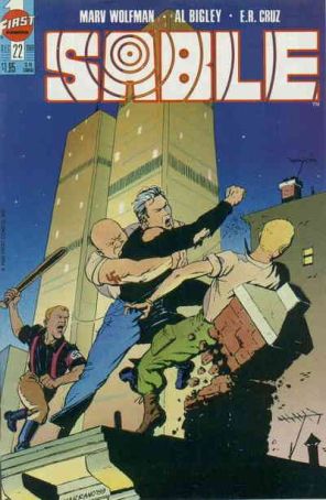 Sable 22 published by First with cover art by Vince Giarrano