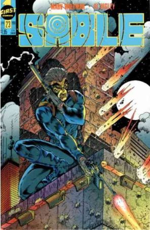 Sable 23 published by First with cover art by Tim Vigil